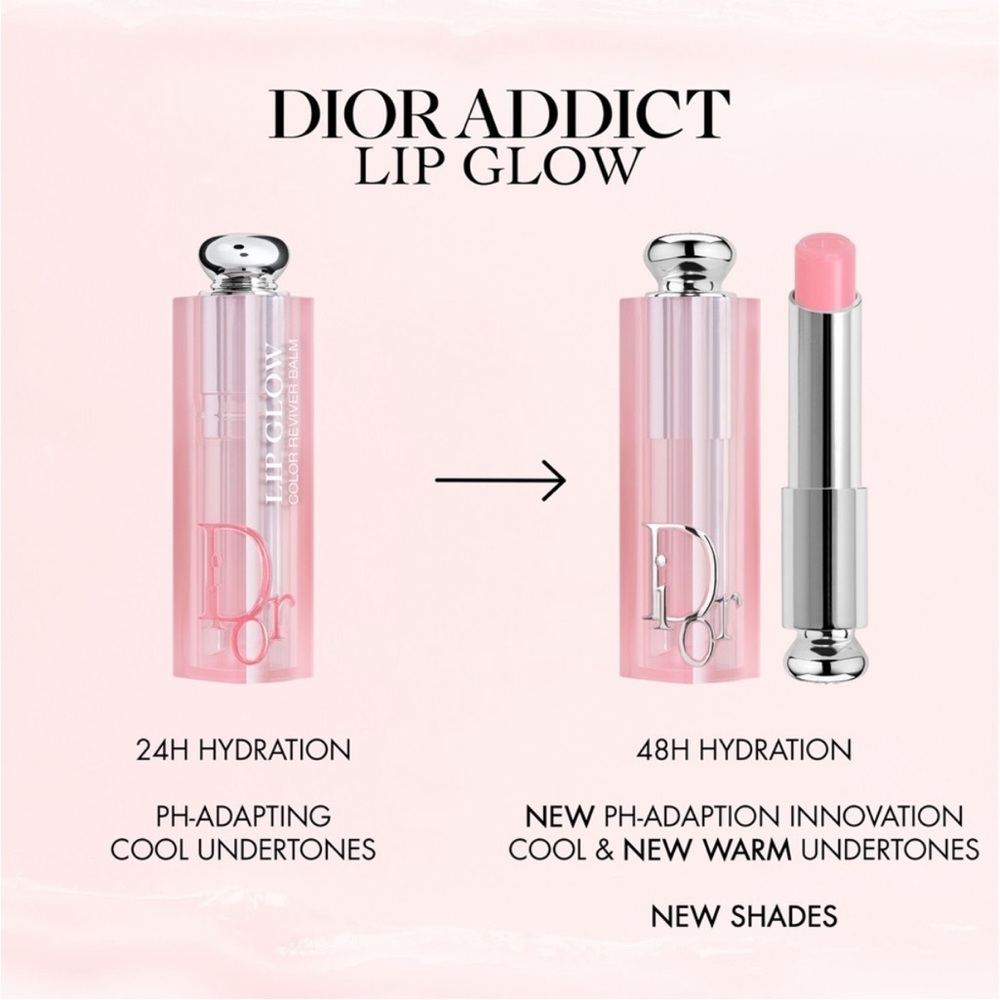 Dior NEW Dior Addict Lip Glow Balm in 001 Pink - Picture 5 of 9